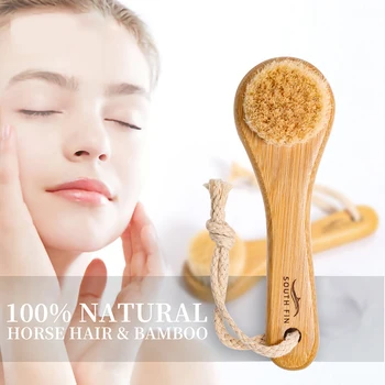 1 ADET Peeling Fırçası Yüz temizleme fırçası Bambu Saç Yüz Temizleme Masajı Yüz Bakımı Fırça Derin Gözenek Temizleme