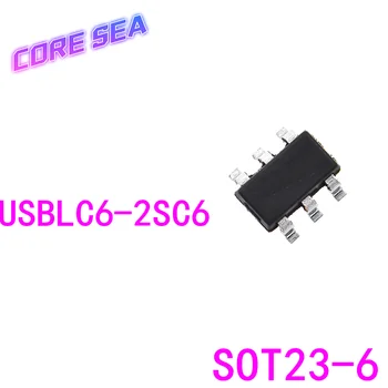 10 ADET USBLC6-2SC6 USBLC62SC6 SOT23 - 6 UL26 ekran baskılı ESD elektrostatik koruma çipi
