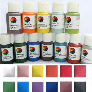 12 Renk yanmayan Yıkanabilir Pigment Çömlek Sır DIY Öğrencileri Çocuk Öğretim Özel kurşunsuz Renk Ajan Kaplama Güçlü