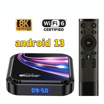2023 Android 13 TV Kutusu K52 Rockchip RK3528 Akıllı TV Kutusu Desteği 8K Wıfı6 BT5. 0 YouTube Google Ses Asistanı Set Üstü Kutusu