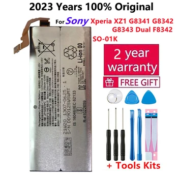2023 Yıl 100 % Orijinal Sony Xperia XZ1 G8341 G8342 G8343 XZ1 Çift F8342 SO-01K LIP1645ERPC 2700mAh Piller Bateria