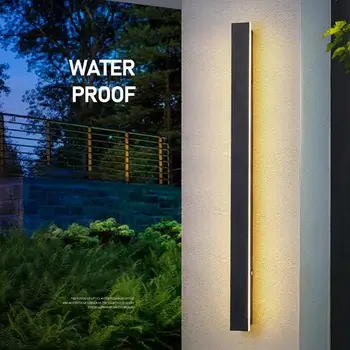 30w açık su geçirmez Led Uzun Duvar Sokak Lambası Yüksek Parlaklık Göz Koruması Lambaları Bahçe Villa Avlu Dekorasyon