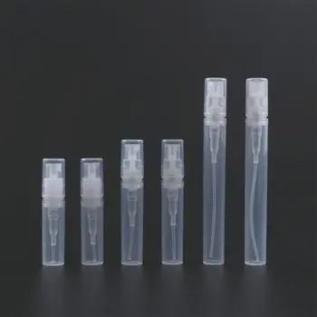 5 Adet Boş 2ml 3ML 5ML Mini Taşınabilir Plastik Sprey Parfüm Şişesi Küçük Doldurulabilir Örnek Parfüm Atomizer Şişeleri
