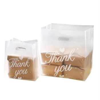 50 adet Teşekkür Ederim Plastik Şeker hediye keseleri Alışveriş Düğün Sarma Çevre Dostu Çikolata Drajeler Tatlı
