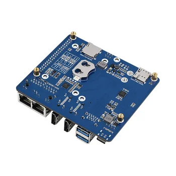 Ahududu Pi Genişletme Kartı cm4 Çift Gigabit Ethernet Portu 5G / 4G genişletme kartı USB3. 0 Iot genişletme kartı