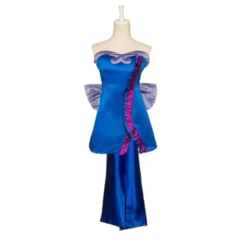 Anime Mermaid Melodi Pichi Pichi Pitch Noel Elbise Cosplay Kostüm Eldiven İle Güzel Kız Kadın Takım Elbise Fantezi Elbise
