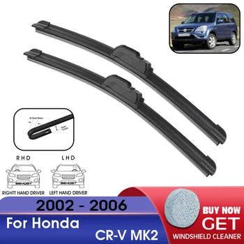 Araba sileceği Bıçak Ön Cam Cam Kauçuk Dolum Silecek Honda CR-V MK2 2002-2006 LHD / RHD 21