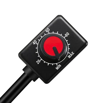 Bakır DC 0/1-10V Topuzu LED Dimmer Dayanıklı Kırmızı Plastik PWM Dimmer Anahtarı ile Siyah Alçak Gerilim Pasif Dimmer Elektrikçi