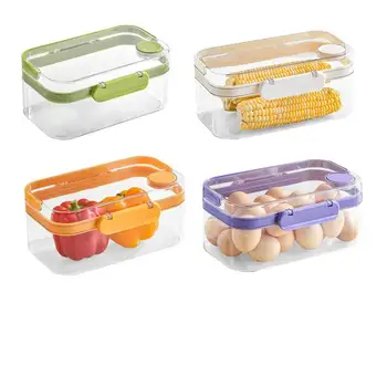 Buzdolabı meyve paketi Gıda Buzdolabı Depolama Organizatör İyi Sızdırmazlık İle gıda buzdolabı Kevgir Kutuları mutfak gereçleri