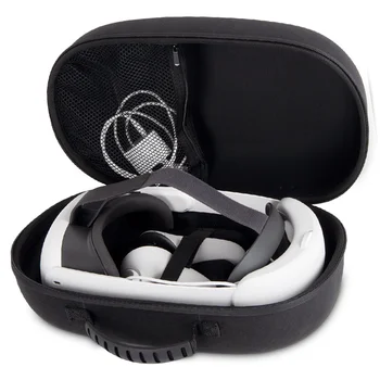 EVA Sert saklama kutusu Seyahat Taşıma Kutusu Meta Quest 3 Elite Kayış VR Gözlük fermuarlı çantalar Meta Quest 3 VR Aksesuarları