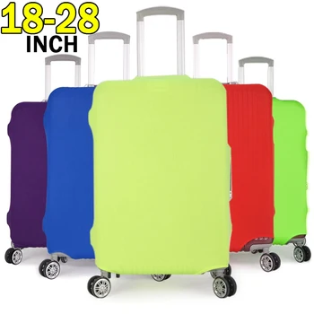 Elastik Bagaj Kapağı için 18-28 İnç Bavul Durumda Seyahat Kumaş Bavul Koruyucu Haddeleme Bagaj Toz Geçirmez Aksesuarları