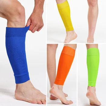 Futbol çorapları Yüksek Çorap Futbol tekmelikler Elastik Futbol Bacak Örtüsü Anti Kayma Terleme Spor koruyucu donanım Uygun