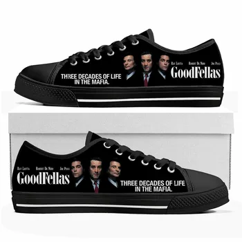 Goodfellas Düşük Üst Sneakers Erkek Bayan Genç Yüksek Kaliteli Robert De Niro Kanvas Sneaker çift rahat ayakkabılar Özelleştirmek Ayakkabı