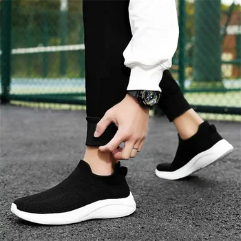 Gri Örgü Renk Ayakkabı Rahat Büyük Çizmeler Orijinal Marka Erkek Sneakers Spor Yenilikler Krasovka Promosyon Yeni Topanky
