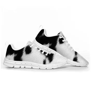 Inek Baskı 3D Desen spor ayakkabı Mens Womens Genç Çocuk Çocuk Sneakers Siyah Beyaz Baskılı Özel Kalite Çift Ayakkabı