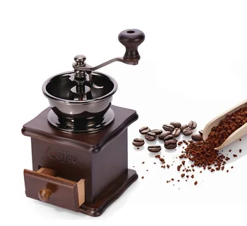 Kahve makinesi Manuel Kahve Makinesi El Kahve Çekirdekleri Taşlama Değirmeni Makinesi El Kahve Çapak Değirmeni Manuel Fasulye Değirmeni