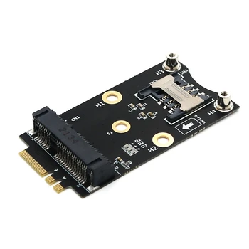 M. 2 Wifi adaptörü Mini PCIE Kablosuz Ağ Kartı M2 NGFF Anahtar A+E Wifi Kart Yükseltici Yuvası ile