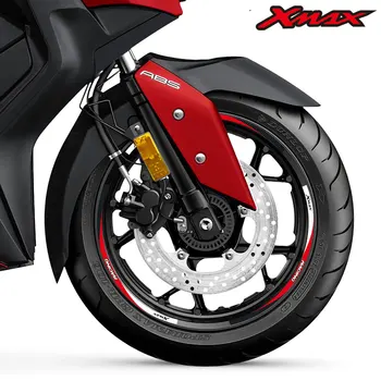 Motosiklet Aksesuarları Çıkartmalar Tekerlekler Yansıtıcı Şerit Jant Lastik Çıkartmaları Seti YAMAHA XMAX300 XMAX250 xmax125 xmax 300 250 125