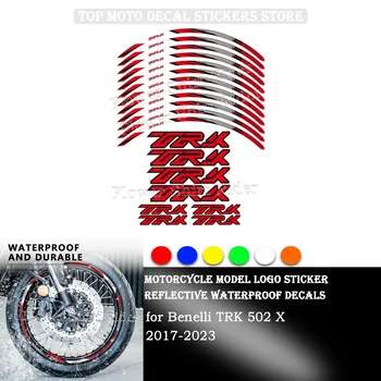 Motosiklet tekerleği Sticker Su Geçirmez Hub Çıkartması Jant Şerit Bant 17 İnç Benelli TRK 502 X TRK502X 2017-2023 2020 2021 2022