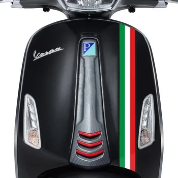 Motosiklet Ön Yansıtıcı Sticker İtalya Çıkartması Piaggio Vespa LXV GTS 150 250 300 Süper Spor Çıkartması Motosiklet