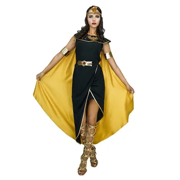 Mısır Kostüm Kadın Mısır Tanrıçası Elbise Yetişkin Kleopatra Kostüm