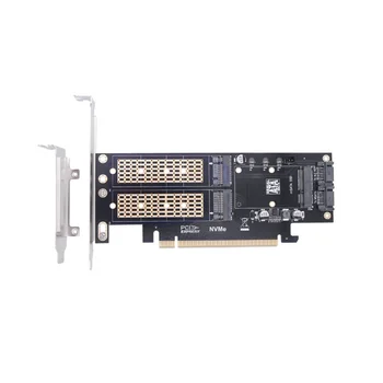 PCIE X16 to M. 2 M Anahtar NVME SSD Adaptör Kartı PCIE X16 to M. 2 B Anahtar SATA SSD Adaptör Kartı MSATA SSD Adaptör Kartı