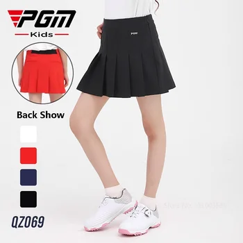 PGM Kızlar Golf Kısa Etek Çocuk Nefes Pilili Etek Kızlar Anti-ter A-line Culottes Çocuklar Hızlı Kuru Elastik Spor Etek