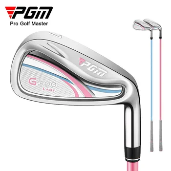 PGM Süper Hafif G300 Golf Kulüpleri Kadınlar için 7# Demir Golf Kulübü Sağ El Karbon Paslanmaz Çelik Eğitmen Kulüpleri Bayan 7 Demir Kulübü