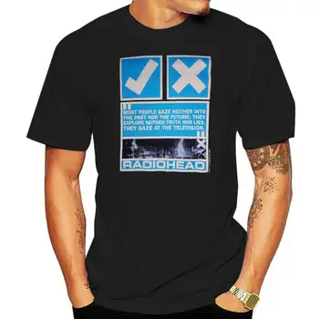 Radiohead erkek slim sağlıklı tişört Büyük Ünlü erkek T Shirt Artı Boyutu Rahat T-Shirt Erkek T-Shirt erkek Tişört Tasarımları Üst Tee