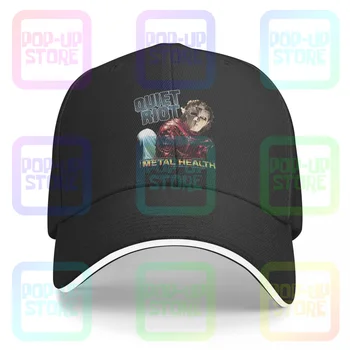 Sessiz İsyan Bant Glam Rock Randy Rhoads Konser Turu Sandviç Kap beyzbol şapkası şoför şapkası Premium