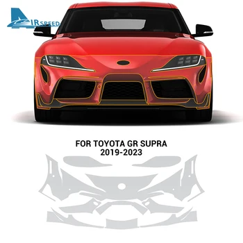 TPU Orijinal Araba Dış PPF Boya Koruma Filmi Şeffaf koruyucu film Toyota GR SUPRA 2019-2023 için Şeffaf
