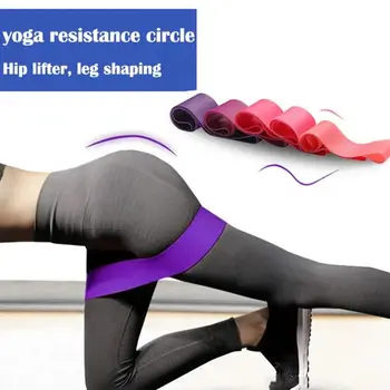 Taşınabilir Yoga Gerginlik Kemer Fitness Egzersiz Kauçuk Direnç Bantları Pilates Popo Germe Egzersiz Ekipmanları