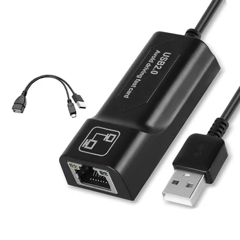 USB 2.0 RJ45 Adaptörü LAN ethernet Adaptörü AMAZON YANGIN TV3 Veya SOPA GEN 2 Veya 2 Durdurma Tamponu