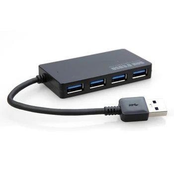 USB 3.0 Hub 4 Port Yüksek Hızlı İnce Kompakt Genişleme Splitter