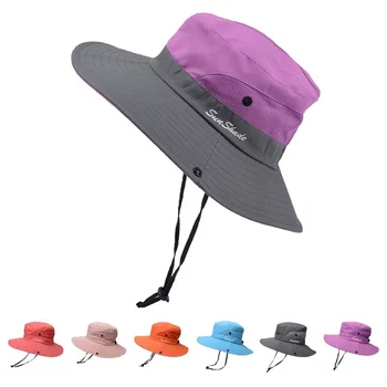 Unisex balıkçı şapkası Erkekler Güneş UV Koruma Açık balıkçılık şapkası Kadın Büyük Geniş Ağız Nefes Güneşlik Rahat balıkçı şapkası s