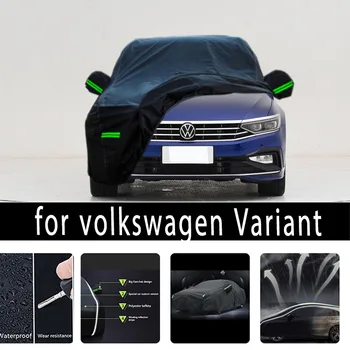 Volkswagen Varyant için Açık Koruma Tam Araba Kapakları Kar Örtüsü Güneşlik Su Geçirmez Toz Geçirmez Dış Araba aksesuarları