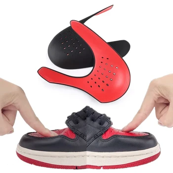 Yeni Çift katmanlı Ayakkabı kalkanı Ayakkabı desteği Spor Ayakkabı Üst Destek Kalkanı kırışıklık Karşıtı ayakkabı burnu kırışık Önleyici Klişe Aksesuarları