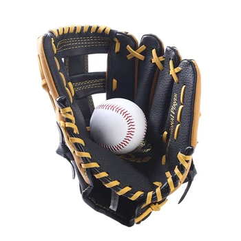 Yeni İki katmanlı İnek Derisi beyzbol eldiveni Esneklik Eldiven Spor Ter emici softbol eldiveni Tatil doğum günü hediyesi