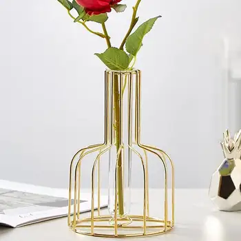 metal çiçek vazo yüksek kaliteli saksı ayakta vazo Yaratıcı ve dayanıklı Çiçek Vazo odası ve ev dekorasyonu için