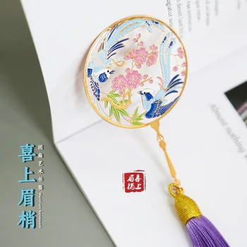 Çin tarzı Şanslı kuş imi kolye tatil hediye sevgililer hediye metal takı pirinç içi boş imi Düğün hediyesi hatıra