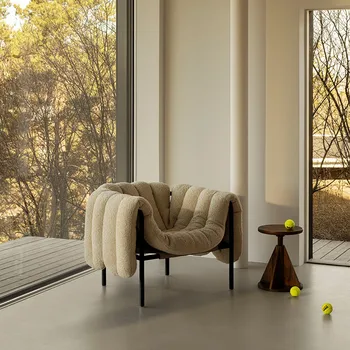 İskandinav Lüks Kabarık Tek Kanepe Tasarımcı Villa Oturma Odası Ev Alien Eğlence Koltuk Tembel Koltuk Loft Tarzı Sandalye Mobilya