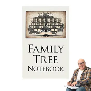 Şecere kitabı Aile Ağacı Diyagramı Ve Çizelgeleri Kitap Taşınabilir Dayanıklı Şecere Defter Hatıra Hazine Erkekler Kadınlar İçin
